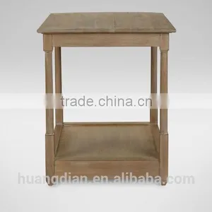 Wood Side Table Turkish Furniture Living Room CT7032 thumbnail-1