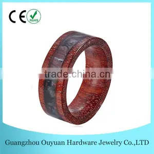 New Men Ring, Men's Wooden Finger Ring thumbnail-1