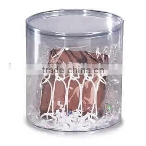China Shenzhen Round Clear Container Palstic Favor Tube Candy Container thumbnail-1