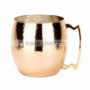 Old Dutch Jumbo Hammered Solid Moscow Mule Mug, 128-Ounce, Copper thumbnail-1