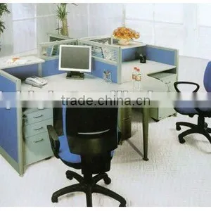 Aluminum Alloy Frame & MDF Fireproof Board Office Screen thumbnail-1