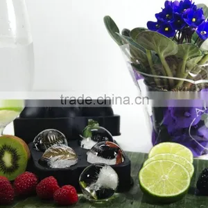 I Love Ice - Ice Ball Maker Mold - 6 Whiskey Ice Balls - Premium Round Spheres Tray thumbnail-5