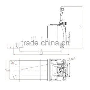 1-3tons Manual Hydraulic Pallet Truck/yujie/logistics Equipment/hand Pallet Truck China Export/warehouse thumbnail-3