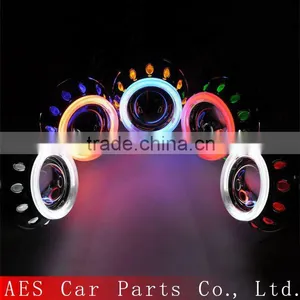 AES Dual Headlights Dual Angel Eye Lens Hid Kit thumbnail-1