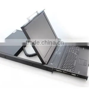 EDNSE 19inch Rack 1u LCD KVM Monitor thumbnail-4