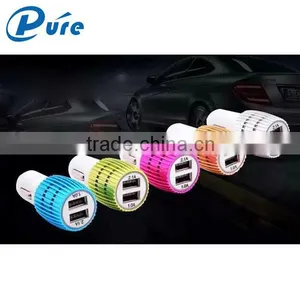 Safety Design Portable Mobile Phone Accessory Output DC5V 2.1A Car Charger With CE RoHS FCC Approved thumbnail-1