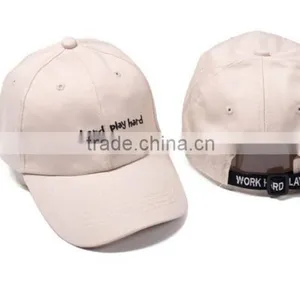 Cotton Twill Baseball Cap Hat With Custom Logo Embroidery Hat thumbnail-5