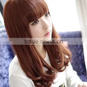 Cheap Synthetic Wigs Rinka Haircut Wigs Natural Curly Hair Wig for Fashion Girl thumbnail-2