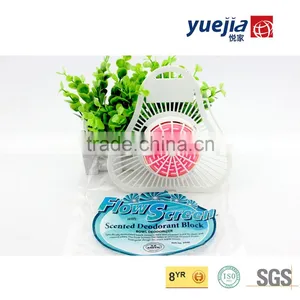 Blue-Bubble Flush Block Toilet Bowl Deodorizer/Fragrance Blue Block Solid Auto Toilet Cleaner thumbnail-1