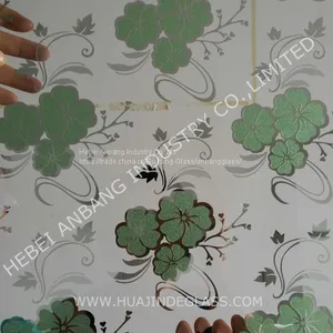 Decorative Glass Factory Design Pattern Art Glass Clear Fosted Titanium Glass thumbnail-5