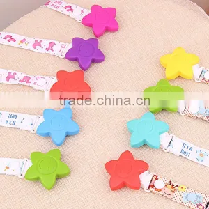 Baby Pacifier Chain Colorful Chain Cloth Material New Style thumbnail-5
