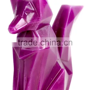 Customized Yellow Color Home Decorative Shaped Fox Candle thumbnail-1