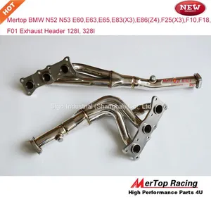 Mertop RACING BM* N52 N53 E90/E91/E92/E93,E81,E82,E87,E88,E84(X1),E70(X5) 128I, 328I Exhaust Header 2004-2012 20HP+ thumbnail-4