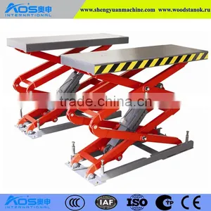 AOS3018 Small Scissor Car Lift For Repair With Automatically Pneumatic Lock thumbnail-1