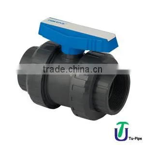 U-PVC Single Union Ball Valve ( Solvent Cement Socketed ) thumbnail-1