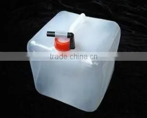 20L Collapsible Jerry Can Plastic Collapsible Jerry Cans With Screw Cap & Tap thumbnail-1