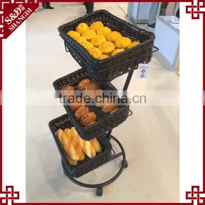 Creative Wholesale Supermarket Accessories Display Stand Storage Basket thumbnail-1