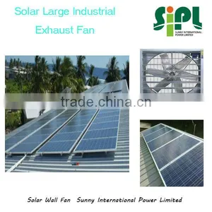 Solar Ventilation Fan Wall Mount Greenhouse/ Cow House Negative Pressure Exhaust Fan thumbnail-1