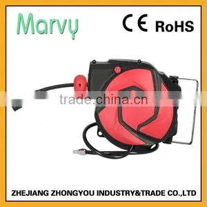 Car Air Supply Retractable Air Hose Reel With 10+1m Air Hose thumbnail-2