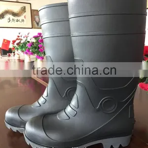 Steel Toe Safety Boots Pvc Work Shoes thumbnail-1