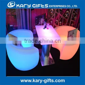 LED Illuminated Dinning Table Cafe Furniture thumbnail-1