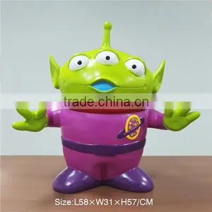2015 Customized Resin Alien Cartoon Statue for Garden Decor thumbnail-5