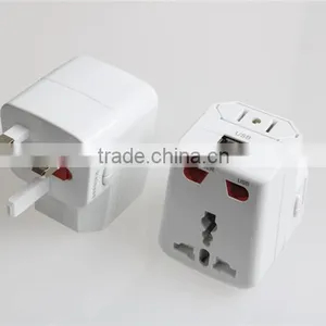International Travel Plug Adapter Promotional World Travel Adaptor Adapters Dual USB Universal Charger With 6.0A thumbnail-3