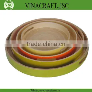 Fruit Bamboo Tray in Color thumbnail-1
