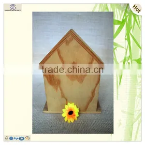 Love Gift Pine Wood Bird Garden Cage House thumbnail-4