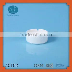12pcs Blank Sublimation Ceramic China Ashtray Mugs,OEM Ceramic Make Your Own Ashtray,white Round Ashtray thumbnail-1