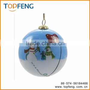2016 Hot Design Glass Christmas Painting Ball/hanging Glass Ball/hanging Glass Ball thumbnail-5