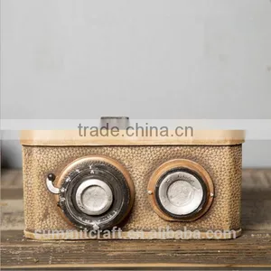 Vintage Home Decor Telephone Radio Clock Storage Boxes thumbnail-5
