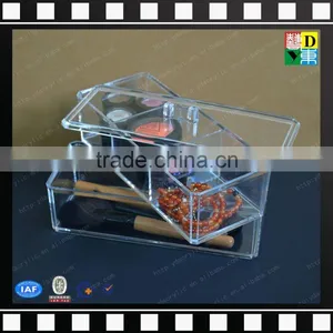 Transparent Acrylic Tabletop Cosmetic Organizer Clear Acrylic Box for Makeup From Shenzhen Yidong thumbnail-1