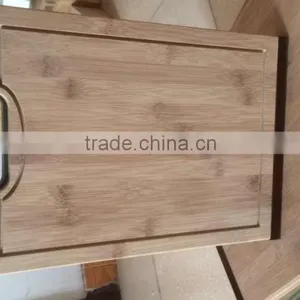 Good Quality Low Moq Bamboo Chopping Board With Handle thumbnail-1