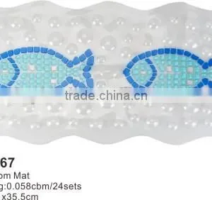 Double Fish Pattern Bathroom Mat TH567 thumbnail-1