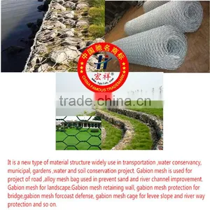 High Quality Hot Galvanizing 100 x 120 (3.0) Gabion Box for Dam thumbnail-1