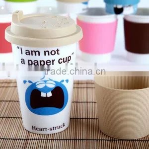 Double Wall Ceramic Coffee Mug thumbnail-1