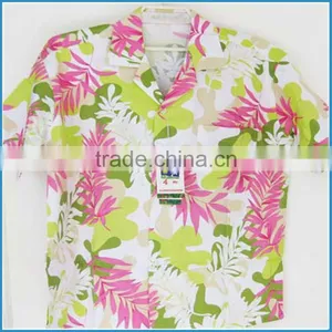 100%cotton Men's Promotional Hawaiian Sets thumbnail-1