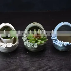 Factory Ceramic Handmade Flower Pot for Garden Plant Decoration thumbnail-1