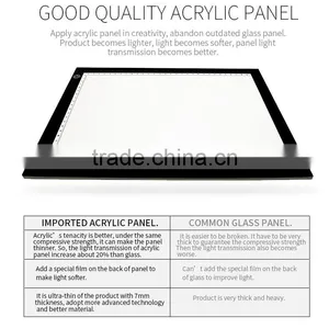 A4 Ultra-thin LED Drawing Light Panel LED Copy Board LED Tracing Light Pad For School/Teaching thumbnail-2