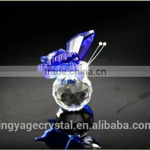 Glittering Exquisite Crystal Butterfly Model Crystal Figurines Gifts thumbnail-2