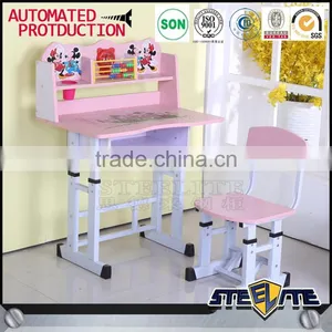 Kids Cartoon Study Table and Chair Kids Homework Table thumbnail-2