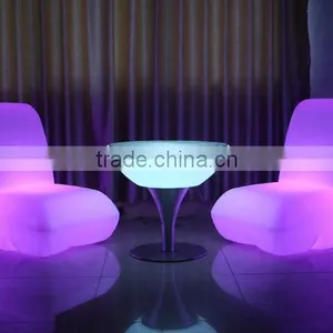 L Shape Led Luminous Outdoor Garden Chair and Beach Furniture thumbnail-1