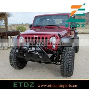 Brawler Lite Front Bumper With Brawler Bar for 07-16 Jeep Wrangler Bumper thumbnail-2