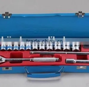18pcs 1/2"Dr.Socket Wrench Set thumbnail-1