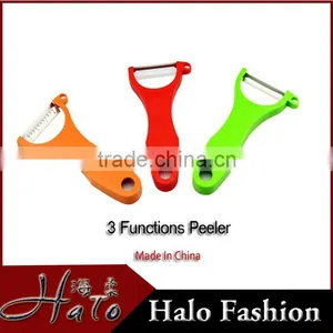 High Quality Kitchen Tools Three Functions In One Potato Peeler Apple Peeler Kitchen Knife WN013-001 thumbnail-1