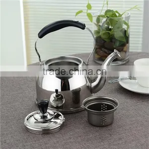 Lihong Factory Stainless Steel 5/6/7Liter Whistling Kettle Industrial Cooking Kettle thumbnail-1
