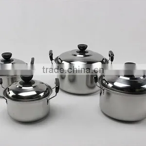 10PCS High Bosy Stainless Steel Stockpot/Cookware Stock Pot thumbnail-1