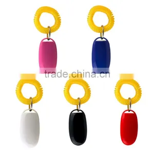 Dog Pet Click Clicker Training Obedience Agility Trainer Aid Wrist Strap thumbnail-6