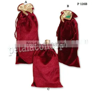 Velvet Wine Bottle Pouch thumbnail-1